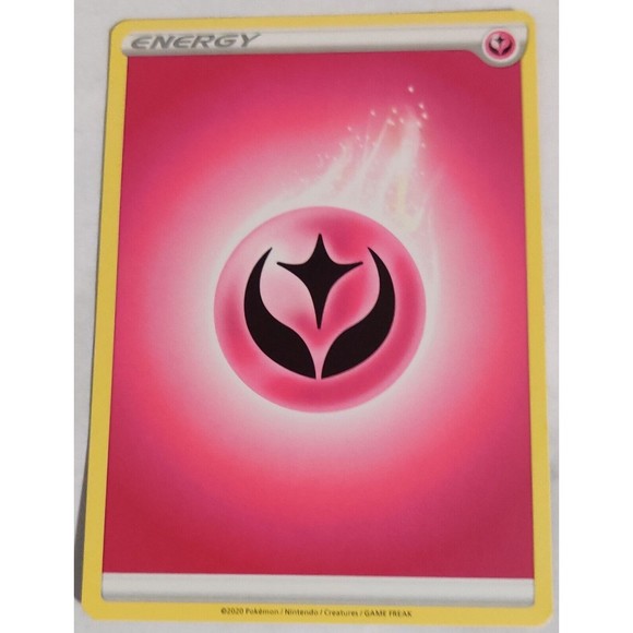 Pokemon Sword and Shield Fairy Energy Unnumbered Card 2020 Base Set Common - Picture 1 of 2